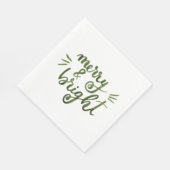 Merry en felgroen servet (Hoek)