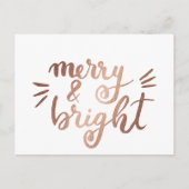 Merry en felle koperen briefkaart (Voorkant)