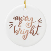 Merry en felle koperen keramisch ornament (Achterkant)