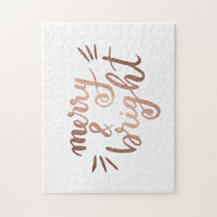 Merry en felle koperen legpuzzel