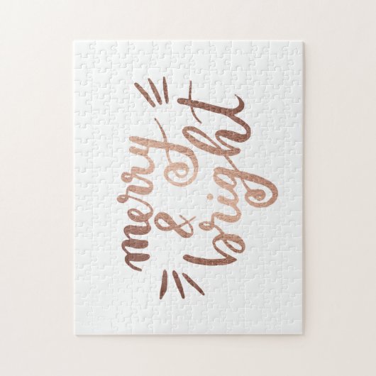 Merry en felle koperen legpuzzel (Verticaal)