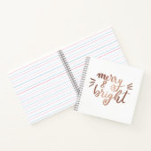 Merry en felle koperen notitieboek (Binnen)