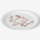 Merry en felle koperen papieren bordje (Gekanteld)