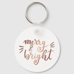 Merry en felle koperen sleutelhanger