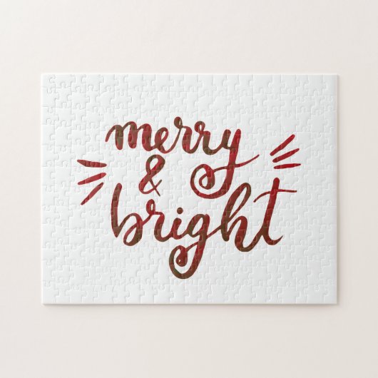 Merry en felrood legpuzzel (Horizontaal)