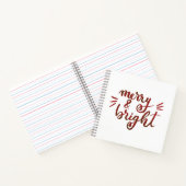 Merry en felrood notitieboek (Binnen)