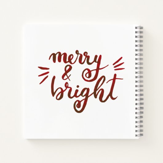 Merry en felrood notitieboek (Achterkant)