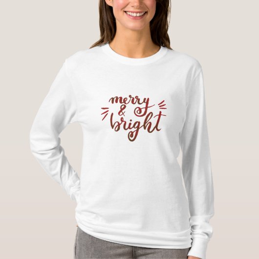 Merry en felrood t-shirt (Voorkant)