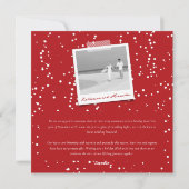 Merry en gehuwd 8 Foto Collage Modern Wedding Feestdagenkaart (Achterkant)