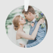 Merry en getrouwd | Passen getrouwd Eerste Kerstmi Ornament (voorkant)