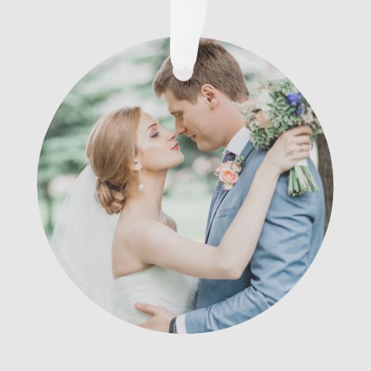 Merry en getrouwd | Passen getrouwd Eerste Kerstmi Ornament (voorkant)