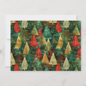 Merry en helder moderne typografie foto feestdagenkaart (Achterkant)