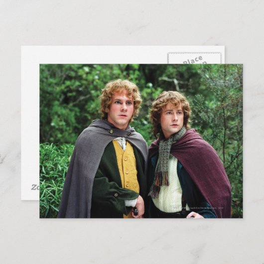 Merry en Peregrin Briefkaart (Voorkant / Achterkant)