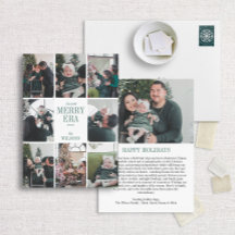 Merry Era Multi-Photo Gallery Vakantie Fotokaart