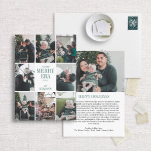 Merry Era Multi-Photo Gallery Vakantie Fotokaart Feestdagenkaart
