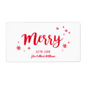 Merry Etiket (Voorkant)
