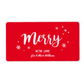 Merry Etiket (Voorkant)