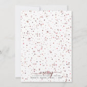 Merry Everything Foto Kleurafstemming Teksteffect Feestdagenkaart (Achterkant)