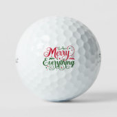 Merry Everything Golfballen (Voorkant)