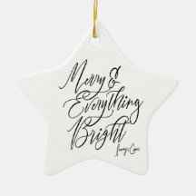 Merry & Everything Heldere Ronde Kerst Ornament