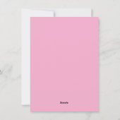 Merry Everything Roze Groen Doodle Schets Voeg Naa Feestdagenkaart (Achterkant)