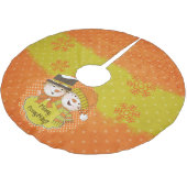 Merry Everything Snowmen Holiday Tree Skirt Kerstboom Rok (Gekanteld)