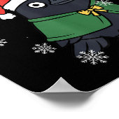 Merry F-caw-f Black Crow Fcawf Christmas Holiday F Poster (Hoek)