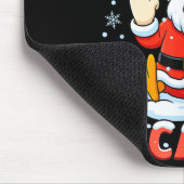 Merry F-caw-f Chicken Christmas Funny Rooster Men Muismat (Hoek)