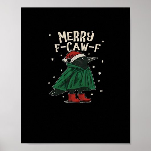 Merry F-Caw-F Poster (Voorkant)