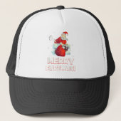 Merry fartmas santa claus farst kerst trucker pet (Voorkant)