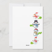 Merry Farty Christmas Funny Family Feestdagenkaart (Achterkant)