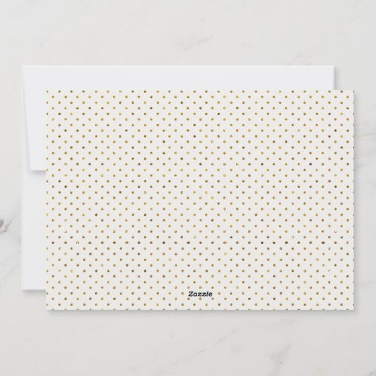 Merry Feestdagen Elegant Goud Script Foto Feestdagenkaart (Achterkant)