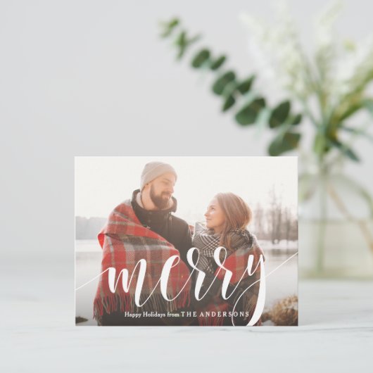 Merry Feestdagenkaart (Staand voorkant)