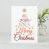 Merry Feestdagenkaart (Staand voorkant)