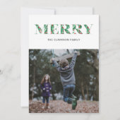 MERRY FEESTDAGENKAART (Voorkant)