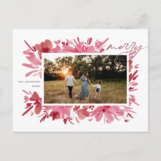 Merry Feestdagenkaart (Voorkant)