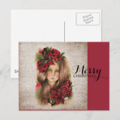 Merry Feestdagenkaart (Voorkant / Achterkant)