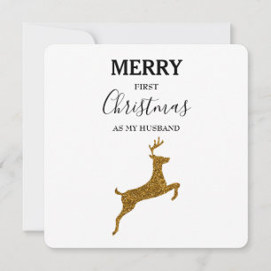 Merry First Kerstman Husband Newly Weds