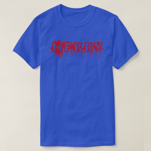 Merry First Name Halloween Costume Personalized T-shirt (Design voorkant)