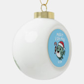 Merry Fish-mas Keramische Bal Ornament (Links)