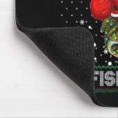 Merry Fishmas B Fish Fishing Christmas Ugly Sweate Muismat (Hoek)