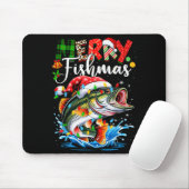 Merry Fishmas Fish Fishing Merry Xmas Christmas Me Muismat (Met muis)