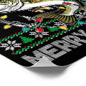 Merry Fishmas Funny B Fishing Christmas For Women  Poster (Hoek)