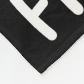 Merry Fishmas Funny Christmas Santa Claus Gevist Fleece Deken (Hoek)