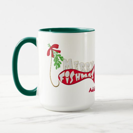 Merry Fishmas Funny Vist kerstMok Mok (Links)