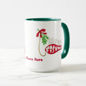 Merry Fishmas Funny Vist kerstMok Mok (Voorkant rechts)