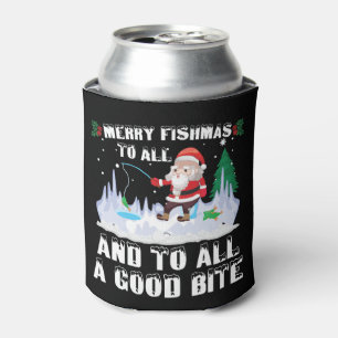 Merry Fishmas Grappige Vis Vist Visser Xmas Blikjeskoeler