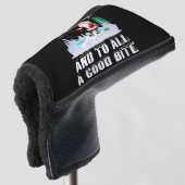 Merry Fishmas Grappige Vis Vist Visser Xmas Golfheadcover (3/4 voorkant)