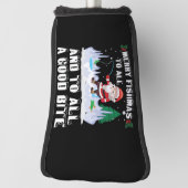 Merry Fishmas Grappige Vis Vist Visser Xmas Golfheadcover (Draai 90)