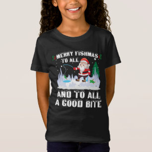 Merry Fishmas Grappige Vis Vist Visser Xmas T-shirt
